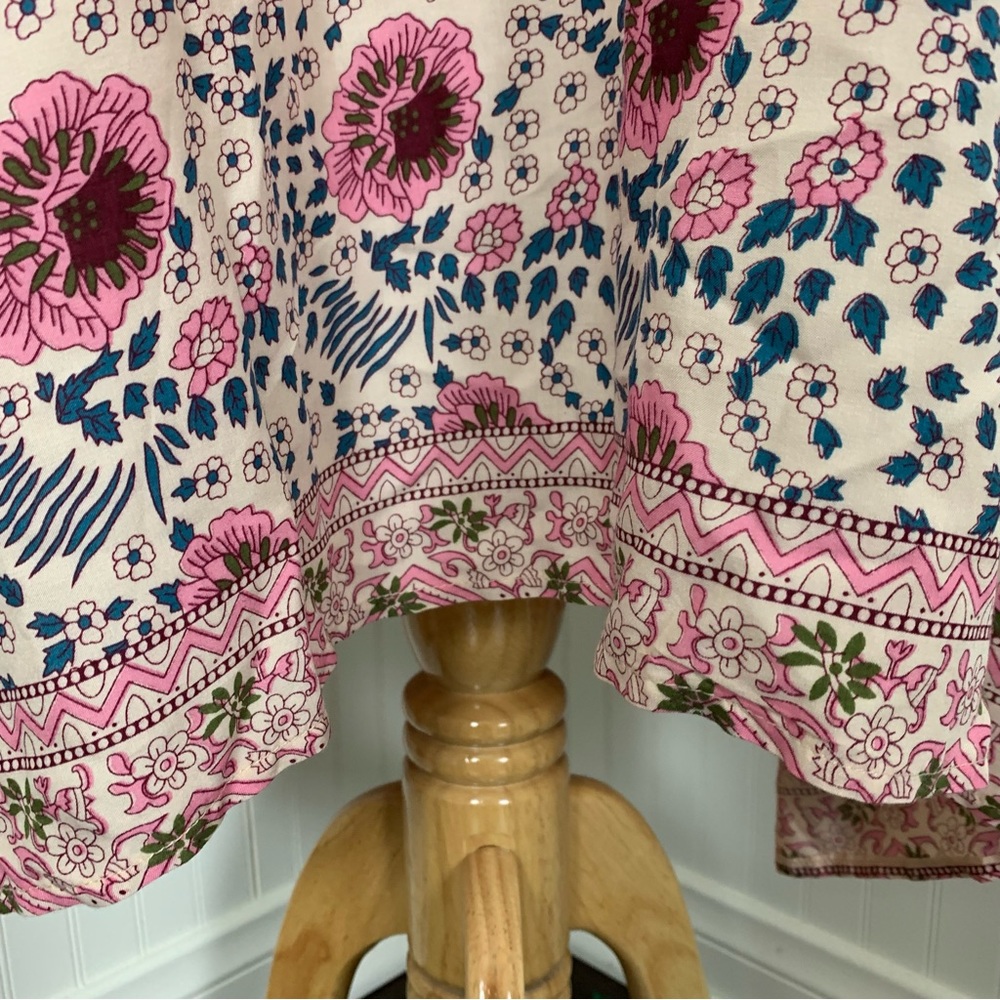 Natalie Martin Marlin Dress Boho Size M Floral Midi Tassel - Picture 5 of 17
